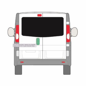 Rideaux occultants sur rails préformés pour portes AR