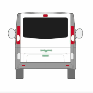 Rideaux occultants sur rails préformés pour hayon AR